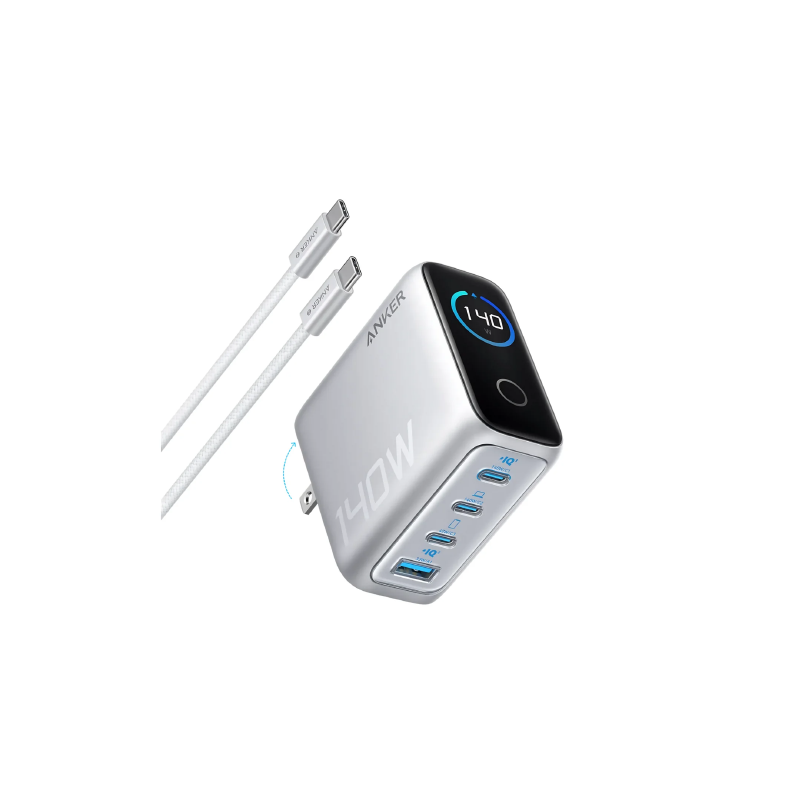 Anker 140w Charger 4-Port PD3.1 with USB-C Cable