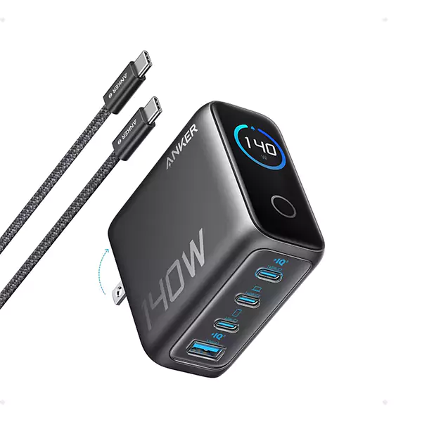 Anker 140w Charger 4-Port PD3.1 with USB-C Cable thumbnail 2