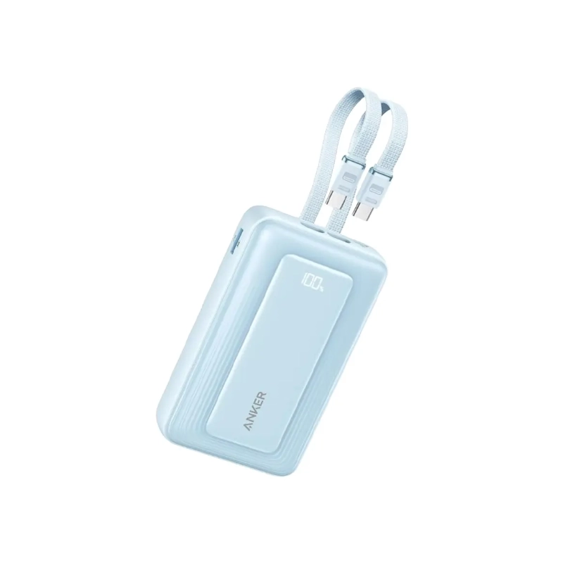 Anker Zolo 20K (20000mAh) 45W Power Bank with Built-in 2 USB-C Cables