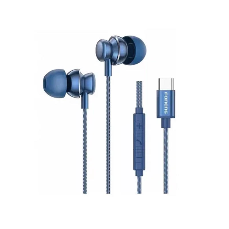 FONENG T67 Heavy Bass Earphone Silver thumbnail 2