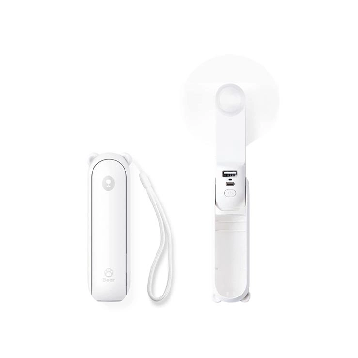 JISULIFE F8X Bear Handheld Foldable Mini Fan thumbnail 2
