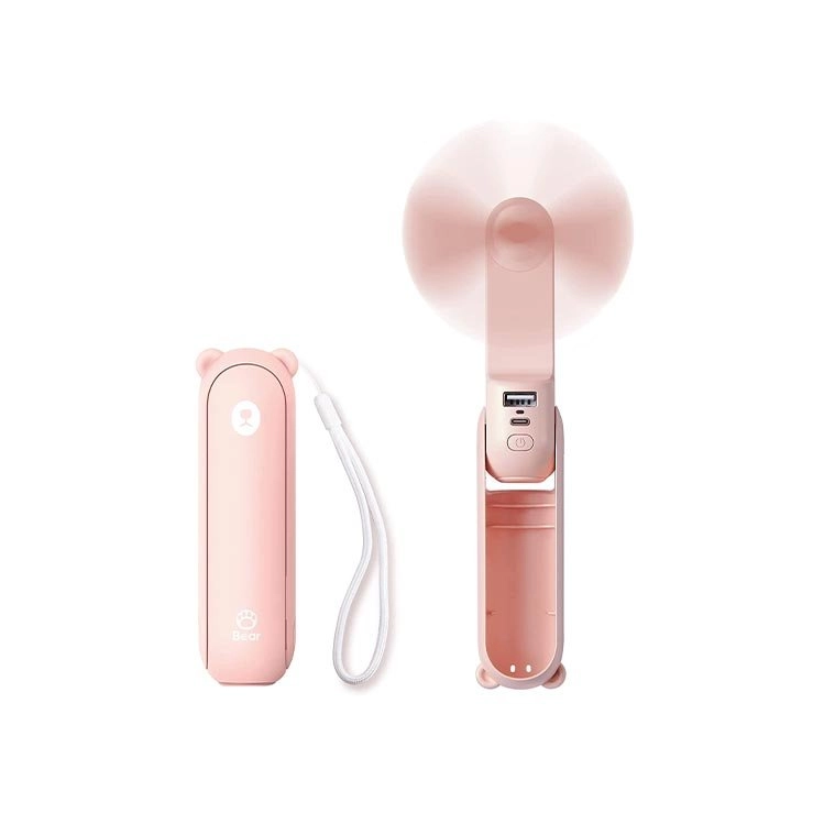JISULIFE F8X Bear Handheld Foldable Mini Fan thumbnail 3